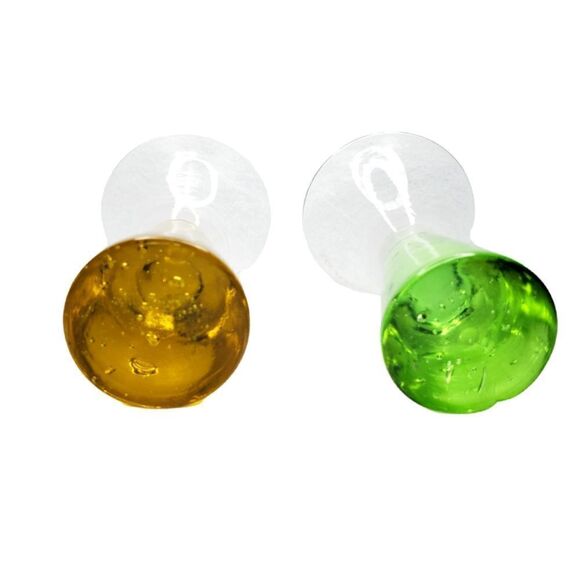 Shot Glasses Pedestal Style Glass Carnival Cruise Line Travel Souvenir - Picture 4 of 9